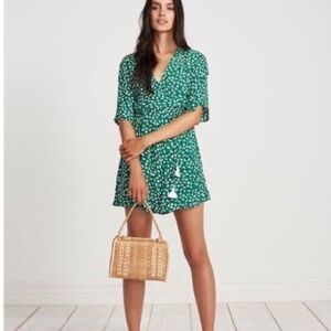 Faithfull the Brand ‘Cleo’ wrap front dress size small